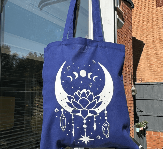 Celestial Lotus Tote Bag