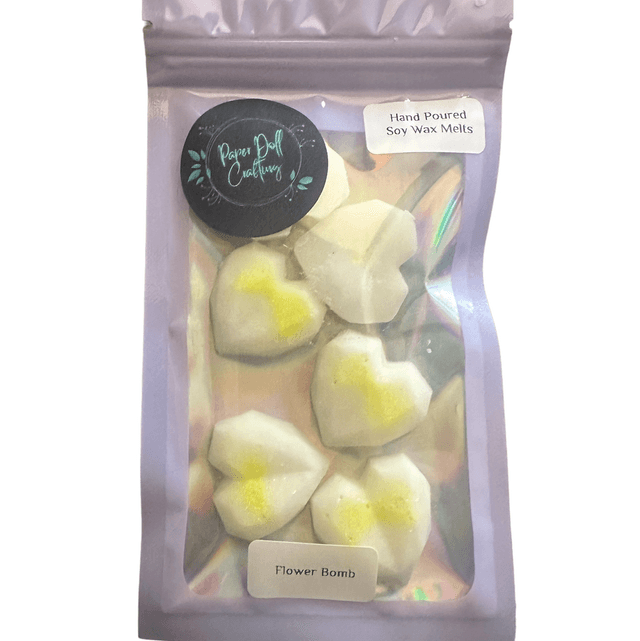 Soy Wax Melt Hearts - Flower Bomb
