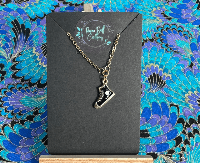 High Top Trainer Necklace on Chain