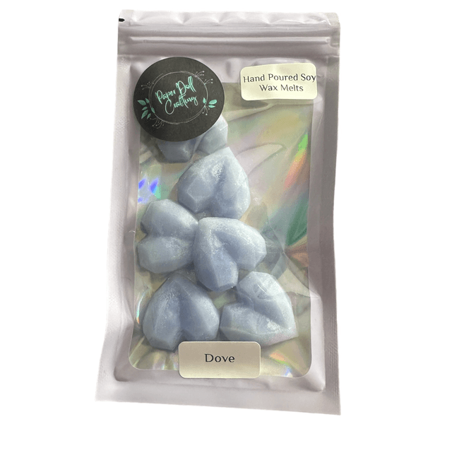 Soy Wax Melt Hearts - Dove