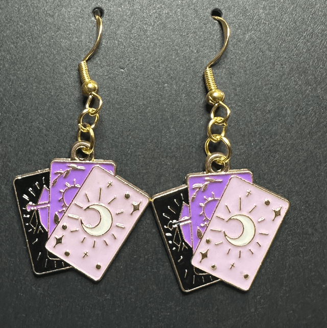 Pastel Tarot Cards Earrings